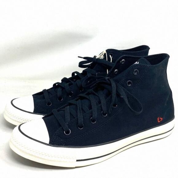 Converse Chuck Taylor Sneakers Hi Casual Black Shoes 152620C-BKW Custom Men For - Picture 2 of 13